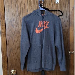 Nike zipper sweat shirt